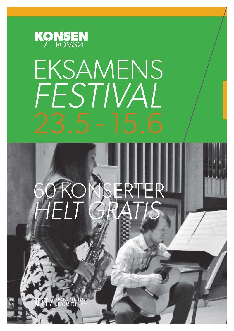 Plakat Konsen Eksamensfestival